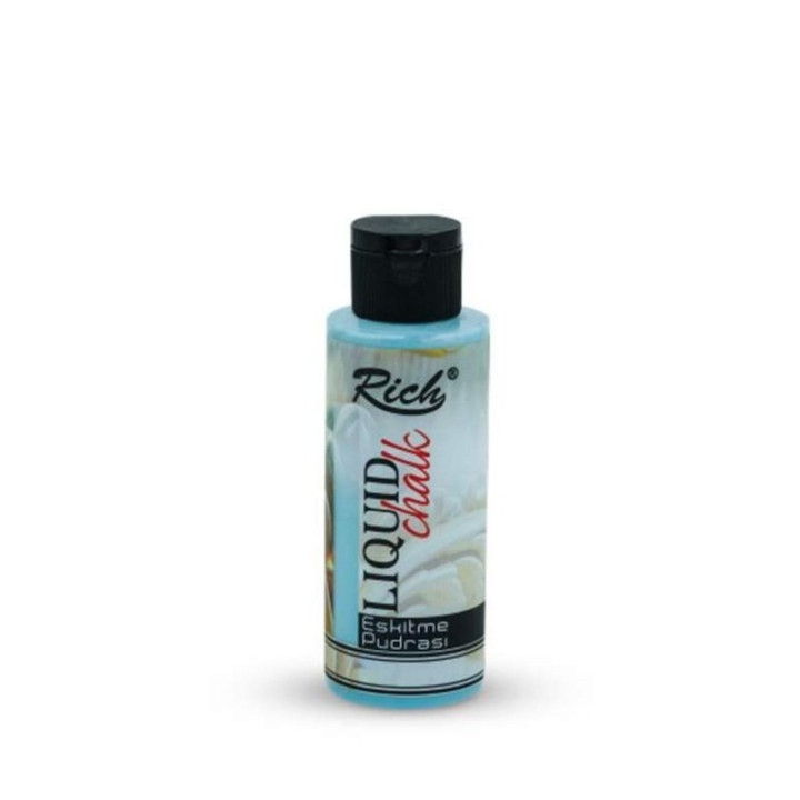 Liquid Chalk - Antiquing Powder Rich 120cc. Aegean Blue