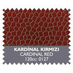 PINTURA SELFY DECOR LEATHER (cuero) RICH 120cc. CARDINAL RED