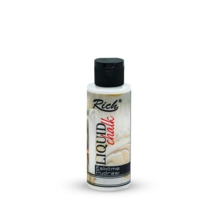 Liquid Chalk - Antiquing Powder Rich 120cc. White