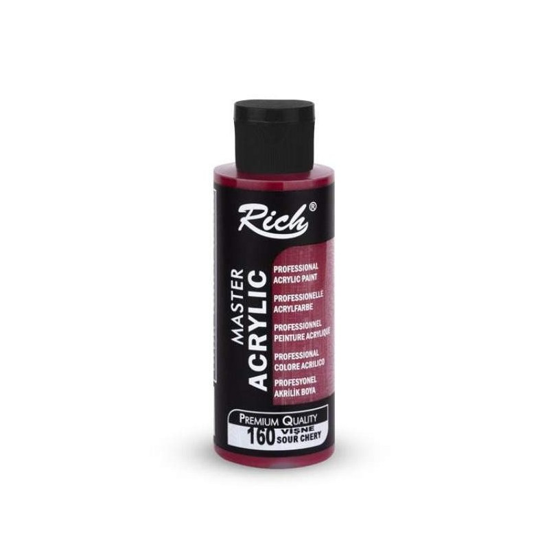 PINTURA MASTER ACRYLIC RICH 120cc. SOUR CHERRY