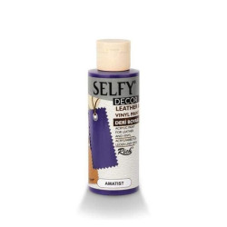 PINTURA SELFY DECOR LEATHER (cuero) RICH 120cc. CARDINAL RED