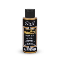 Pintura Metallics Acrylic Rich 120Cc. Dark Gold