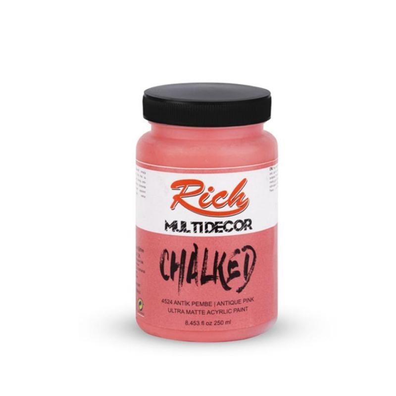 PINTURA MULTIDECOR CHALKED RICH 250cc. ANTIQUE PINK