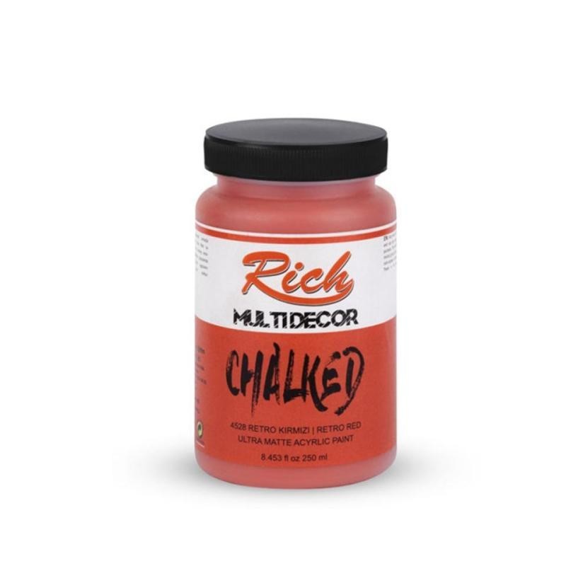 PINTURA MULTIDECOR CHALKED RICH 250cc. RETRO RED