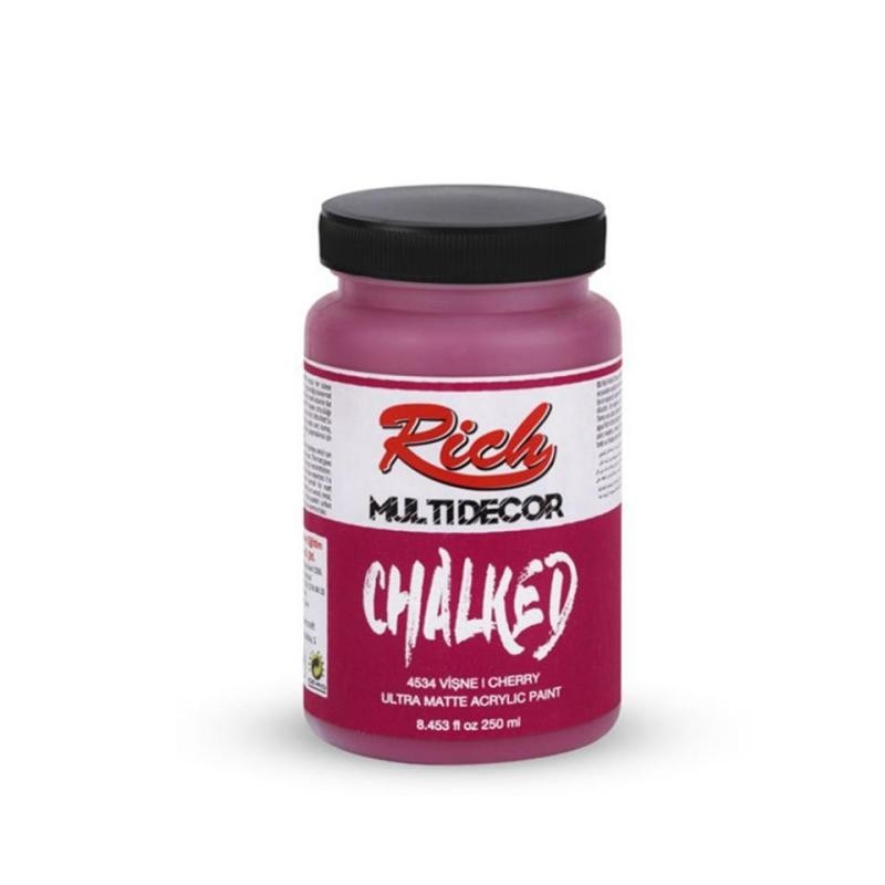 PINTURA MULTIDECOR CHALKED RICH 250cc. SOUR CHERRY