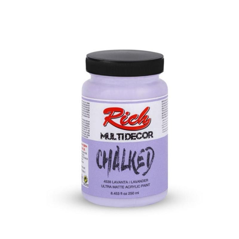 PINTURA MULTIDECOR CHALKED RICH 250cc. LAVANDER