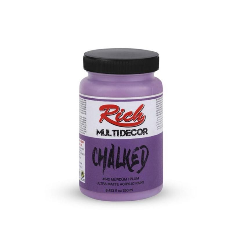 PINTURA MULTIDECOR CHALKED RICH 250cc. PLUM