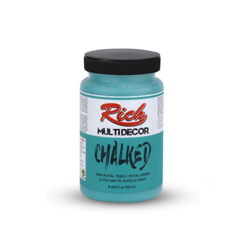 PINTURA MULTIDECOR CHALKED RICH 250cc. ROYAL GREEN