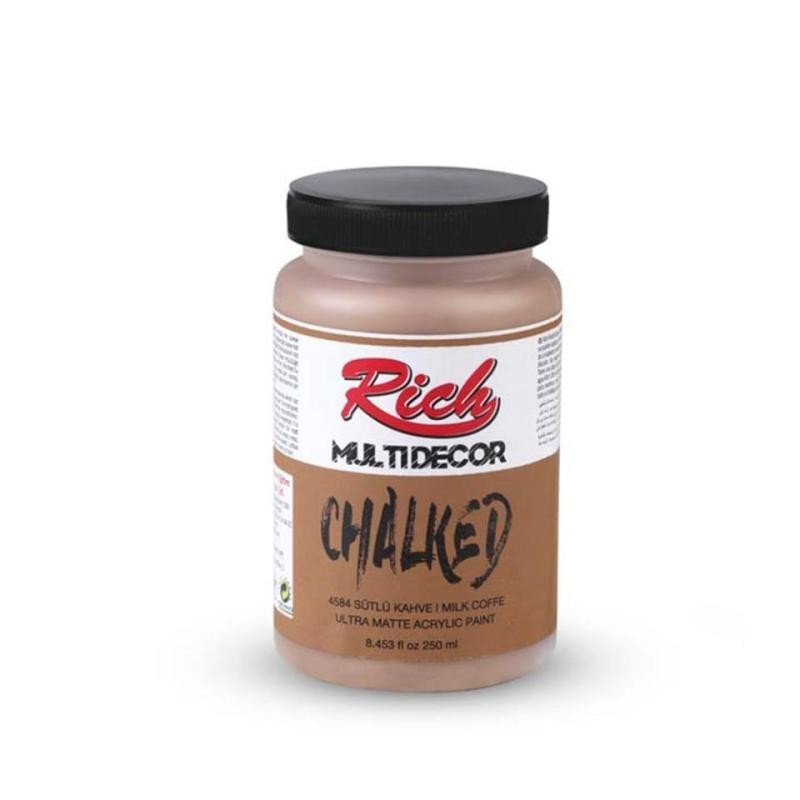 PINTURA MULTIDECOR CHALKED RICH 250cc. MILK COFFEE