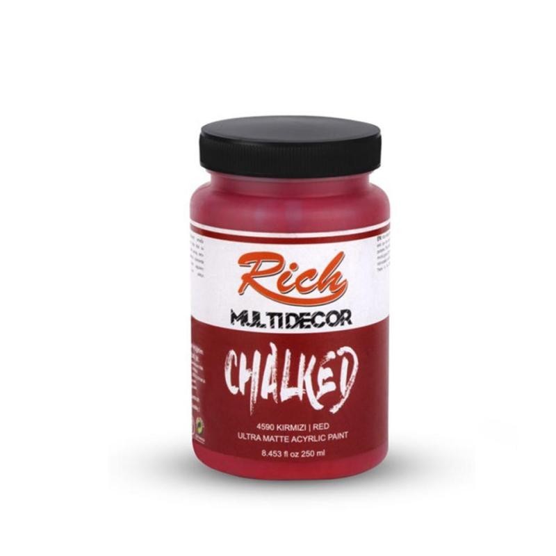 PINTURA MULTIDECOR CHALKED RICH 250cc. RED