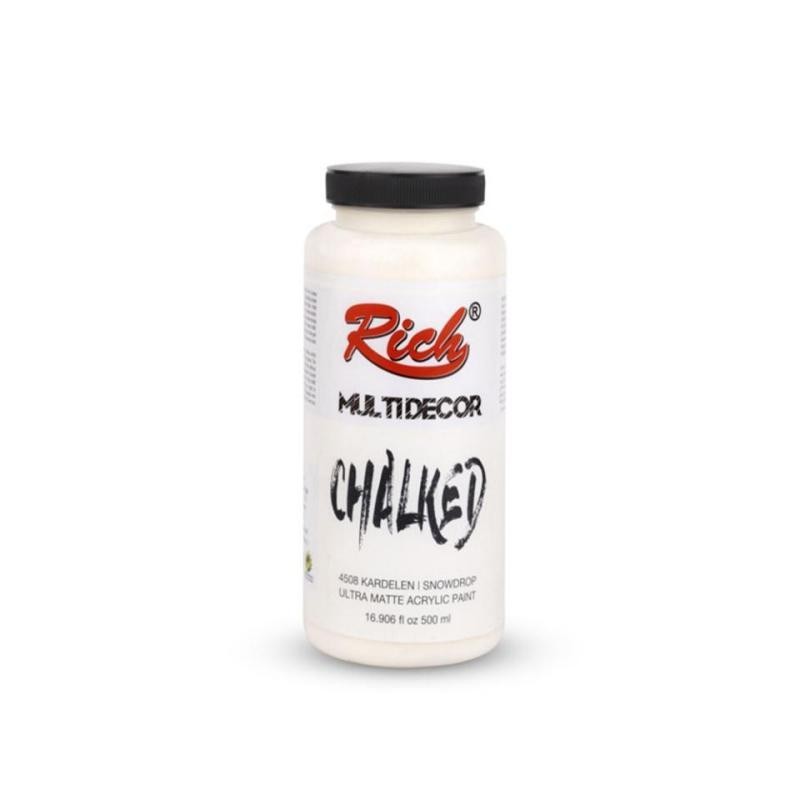 PINTURA MULTIDECOR CHALKED RICH 500cc. SNOWDROP