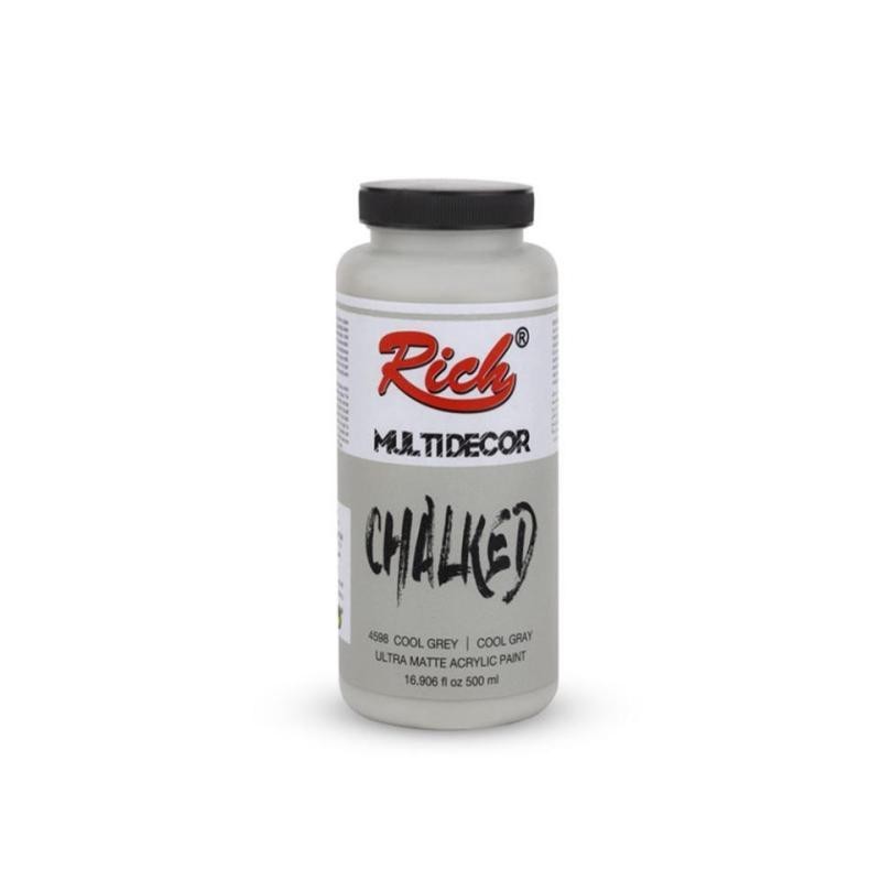 PINTURA MULTIDECOR CHALKED RICH 500cc. COOL GREY