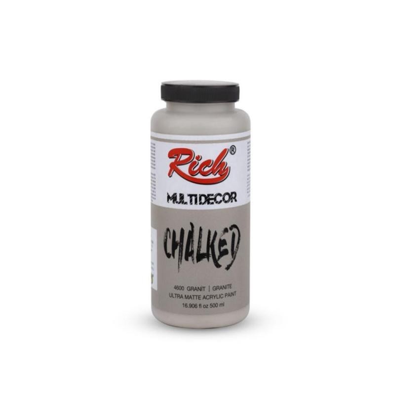 PINTURA MULTIDECOR CHALKED RICH 500cc. GRANITE