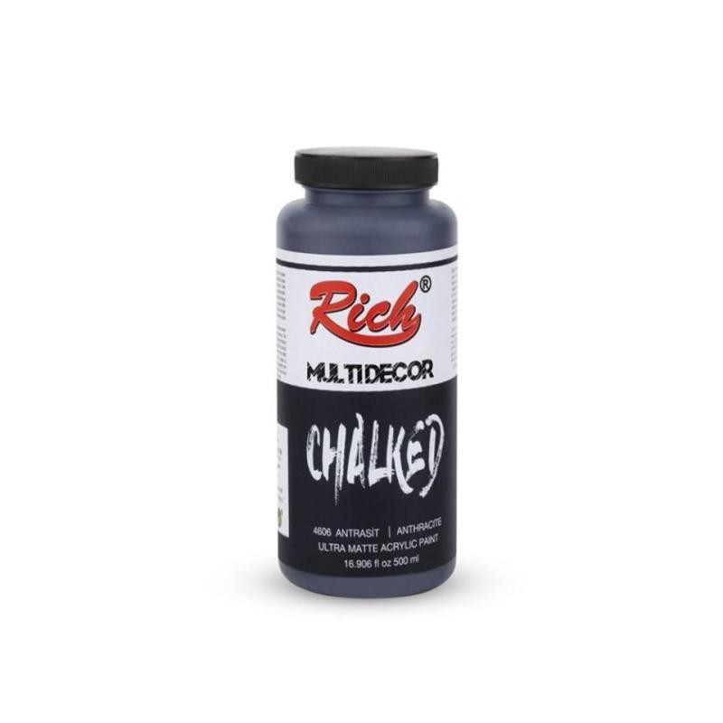 PINTURA MULTIDECOR CHALKED RICH 500cc. ANTHRACITE