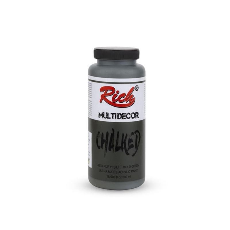 PINTURA MULTIDECOR CHALKED RICH 500cc. RESEDA GREEN