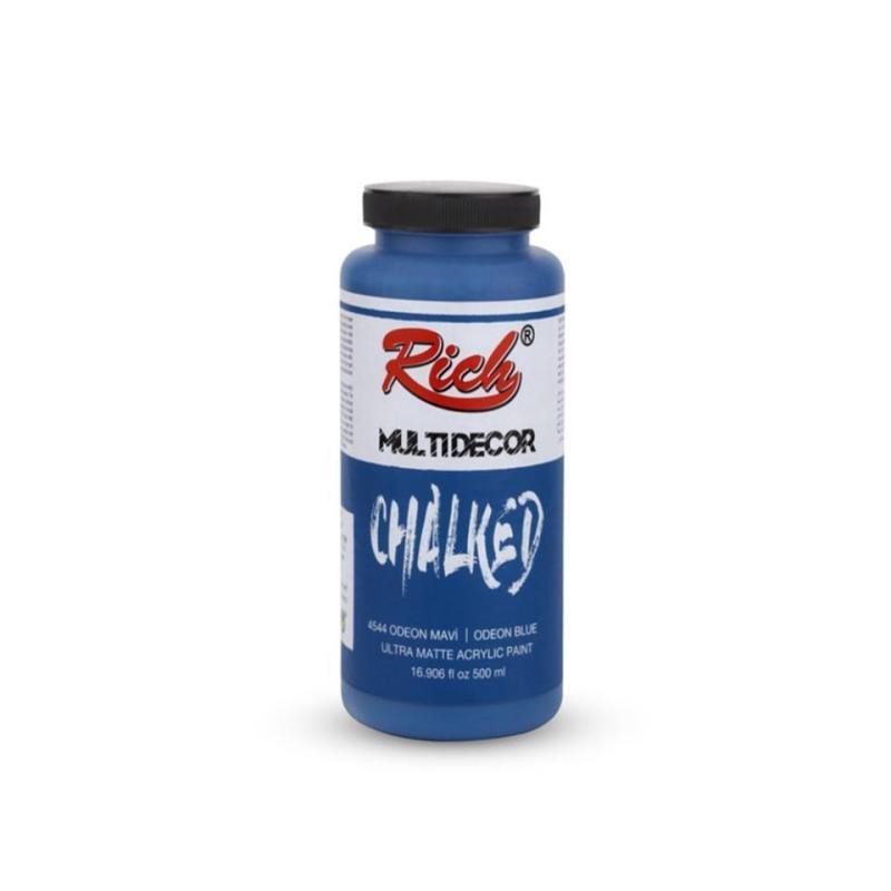 PINTURA MULTIDECOR CHALKED RICH 500cc. ODEON BLUE