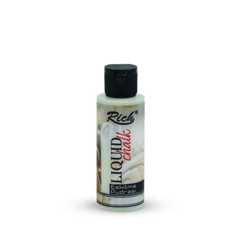 LIQUID CHALK - ANTIQUING POWDER RICH 120cc. ALMOND GREEN